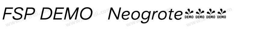 FSP DEMO   Neogrote字体转换
